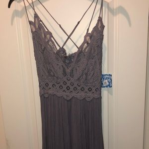 Purple Maxi Dress FREE PEOPLE